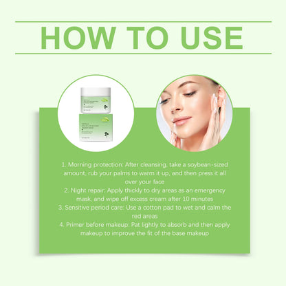 Centella Asiatica Soothing Cream – Calming Facial Moisturizer for Sensitive Skin