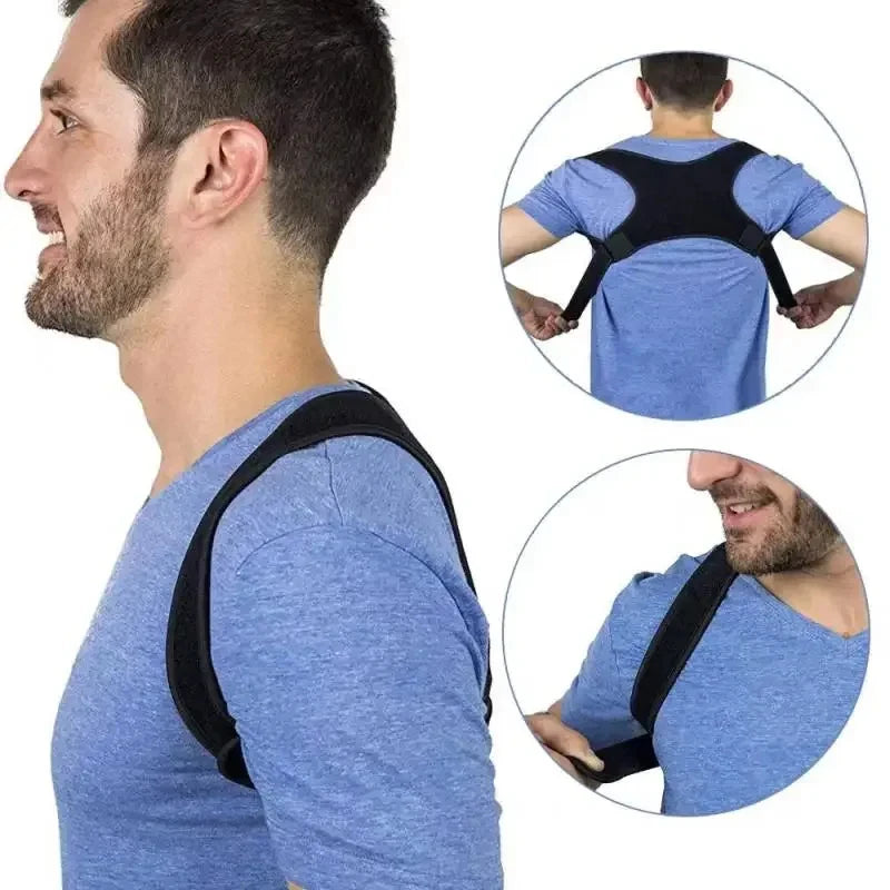 Adjustable Posture Support Belt & Back Brace for Spine Alignment
