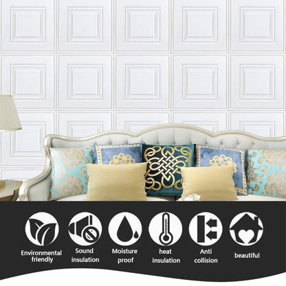 3D Peel & Stick Waterproof Foam Wall Panels