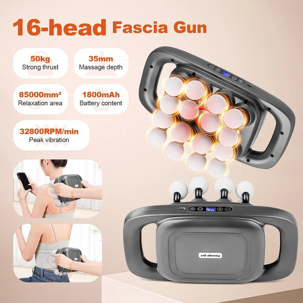 16-Head Deep Tissue Massager