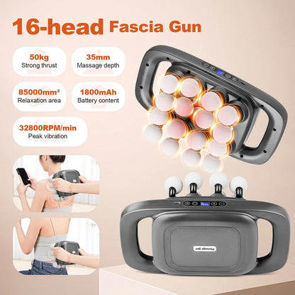16-Head Deep Tissue Massager