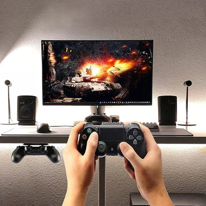 Under-Desk Controller Hanger Mount for PS5/PS4 - Adhesive Gamepad Hook