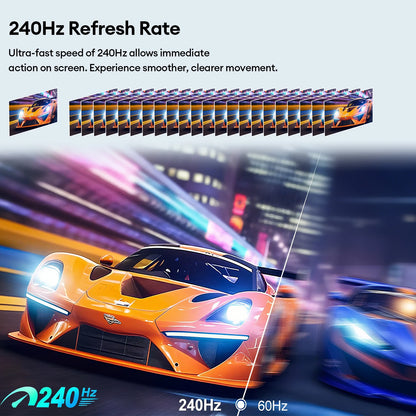 16" 240Hz QHD Portable Gaming Monitor - 2.5K HDR IPS Second Screen