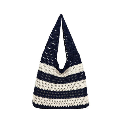 Luxury Aesthetic Knitted Tote