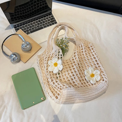 Luxury Chic Knitted Tote Bag