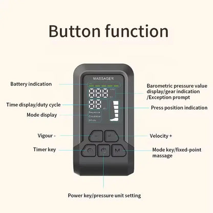 Full Leg Air Compression Massager - Cordless Sequential Recovery Boots