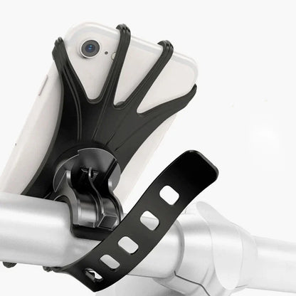 Universal Bike Phone Mount - Secure Anti-Shake Handlebar Smartphone Holder