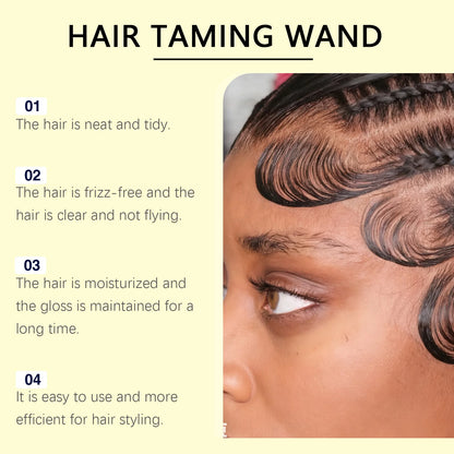 Anti-Frizz Hair Taming Wand - Professional Smoothing Stick for Sleek Hairstyles