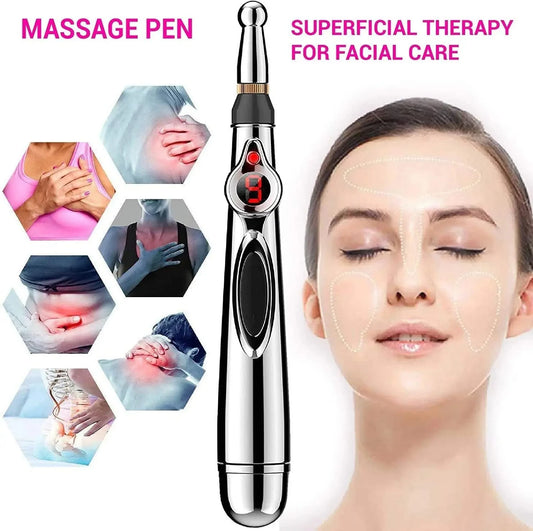 3-in-1 Electronic Acupuncture Massage Pen - Meridian Energy Pain Relief