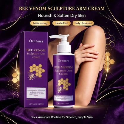 Bee Venom Firming Arm Cream - Anti-Sagging Body Sculpting & Moisturizing Lotion