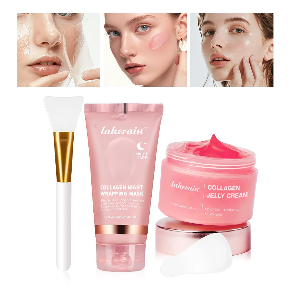 Overnight Collagen Wrapping Mask - Hydrating Peel-Off Facial Gel