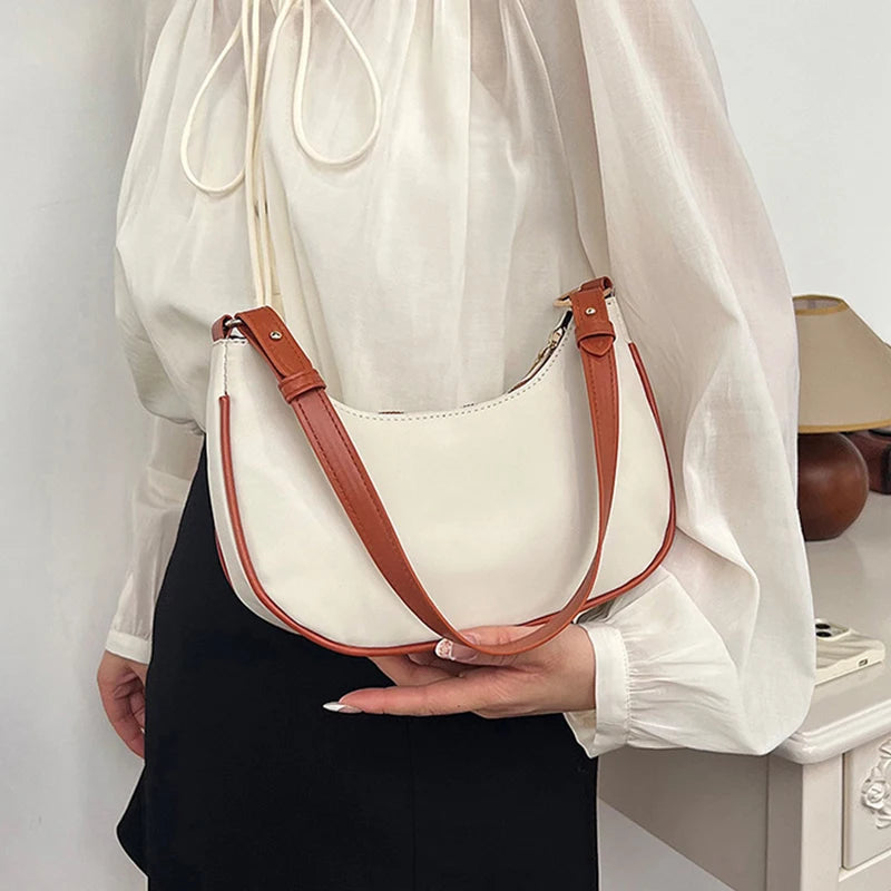 Luxury Stone Pattern Shoulder Bag