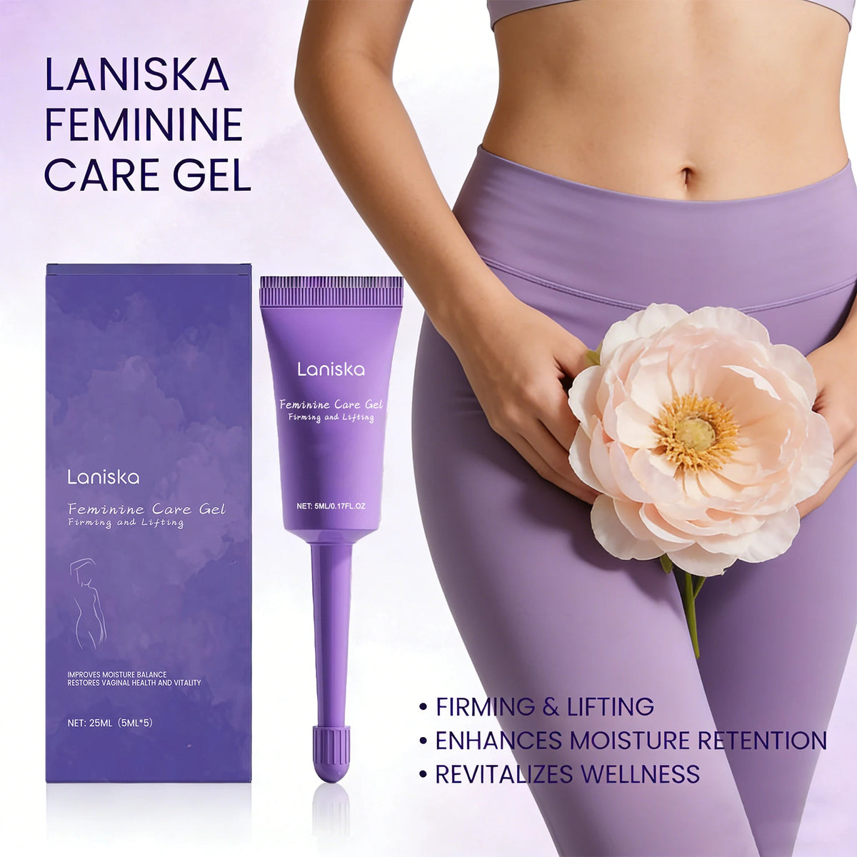 Feminine Intimate Care Gel - Natural Moisturizing & Refreshing Personal Hygiene