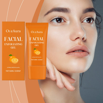 Orange Vitamin C Facial Exfoliating Gel for Deep Cleansing & Brightening