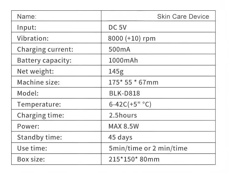 5-in-1 LED Micro-Current Facial Massager for Skin Tightening & Rejuvenation