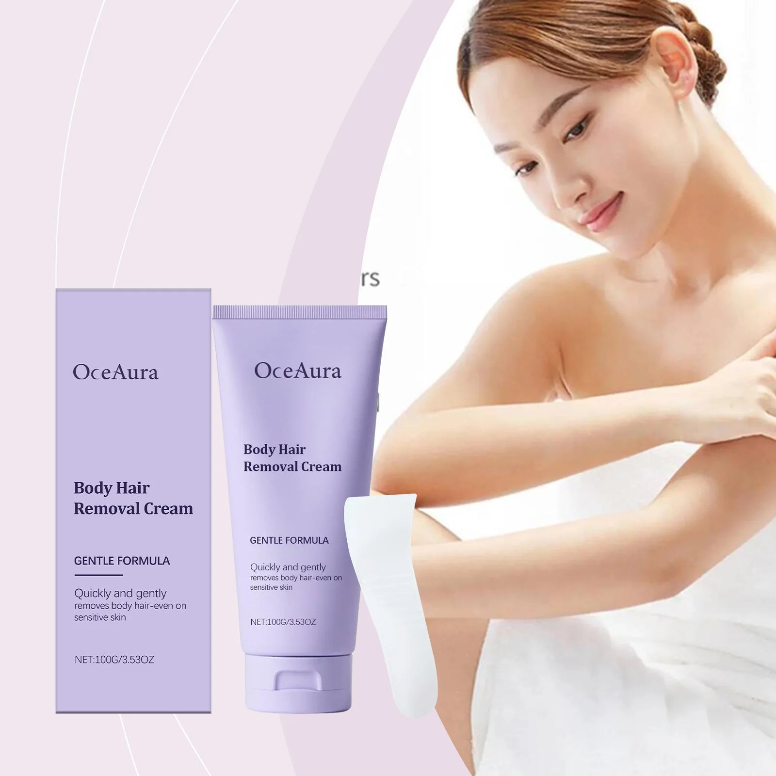 Painless Hair Removal Cream - Gentle Depilatory for Smooth Skin - 7