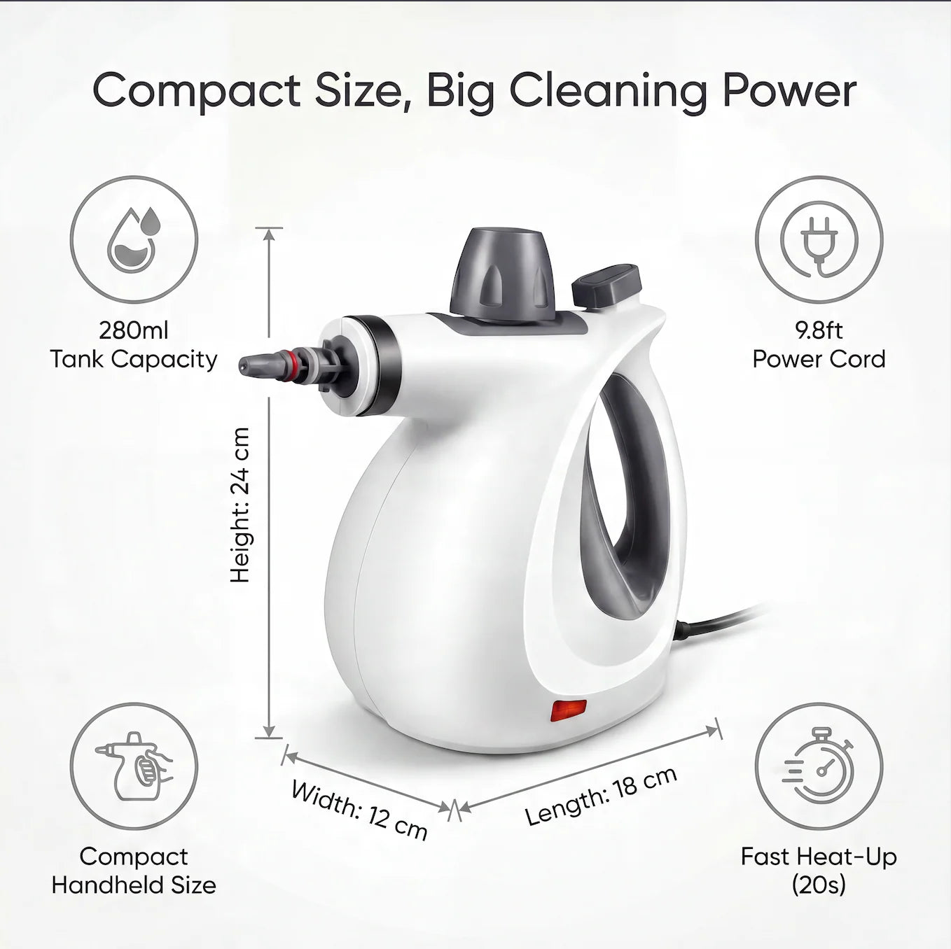 12 in 1 NovuSteam Cleaner Pro