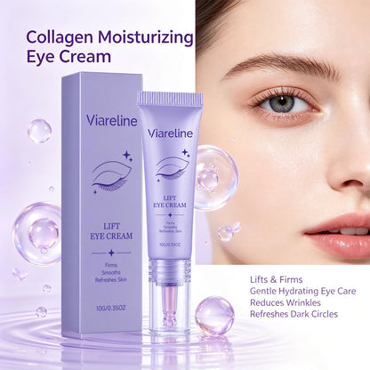 Firming Collagen Eye Cream for Dark Circles & Fine Lines - Anti-Aging Hydrating Care