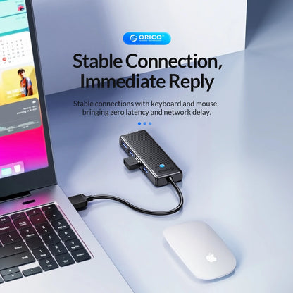 4-Port USB 3.0 Type-C Hub - Ultra-Slim High-Speed Data Expansion Adapter