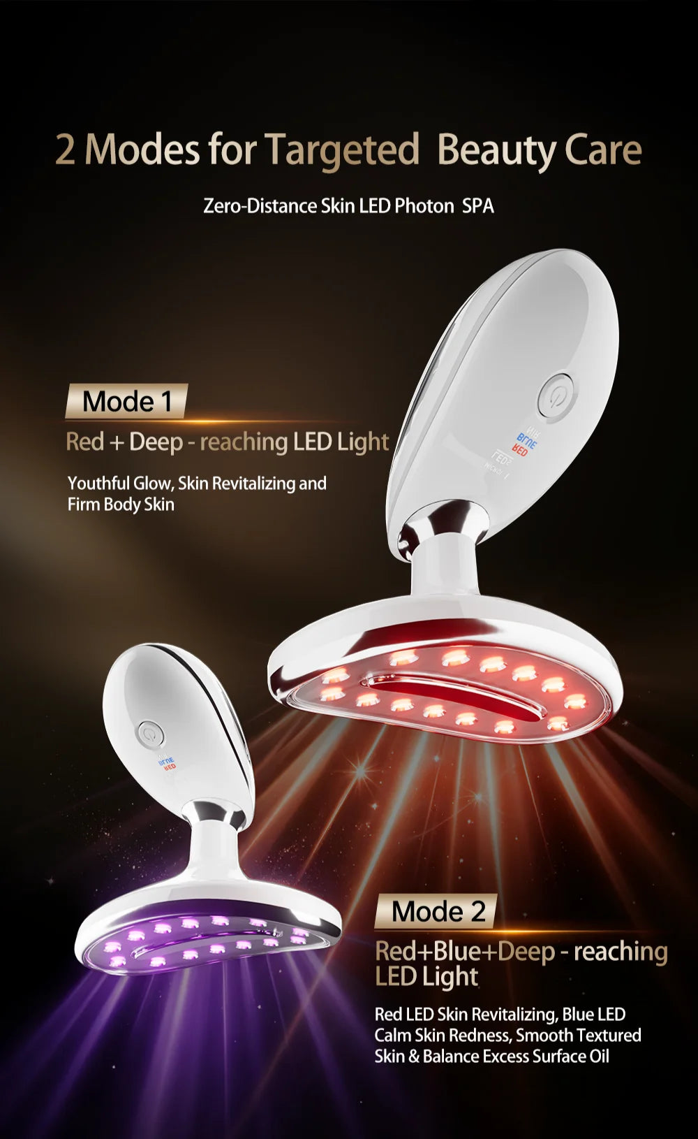 LED Facial Sculpting & Body Contouring Device - Skin Tightening Massager