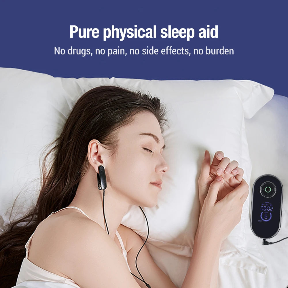 CES Sleep Aid & Anxiety Relief Device - Handheld Pulse Massager for Deep Sleep