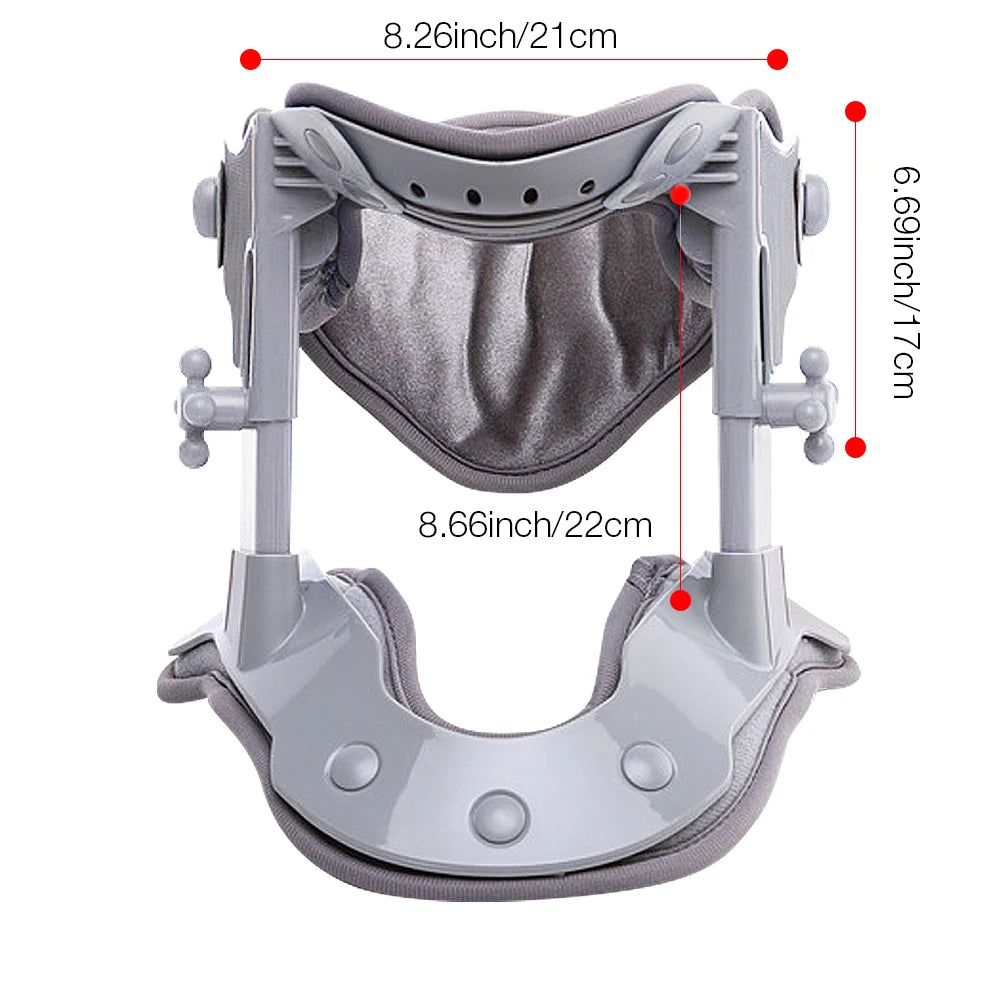 Heated Cervical Neck Traction Stretcher with Adjustable Height & Heat Therapy