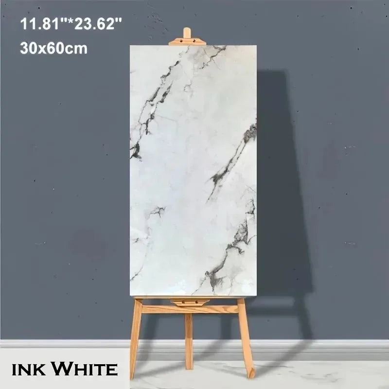 Waterproof Peel & Stick Marble Wall Tiles - Self Adhesive (30x60cm) - 13