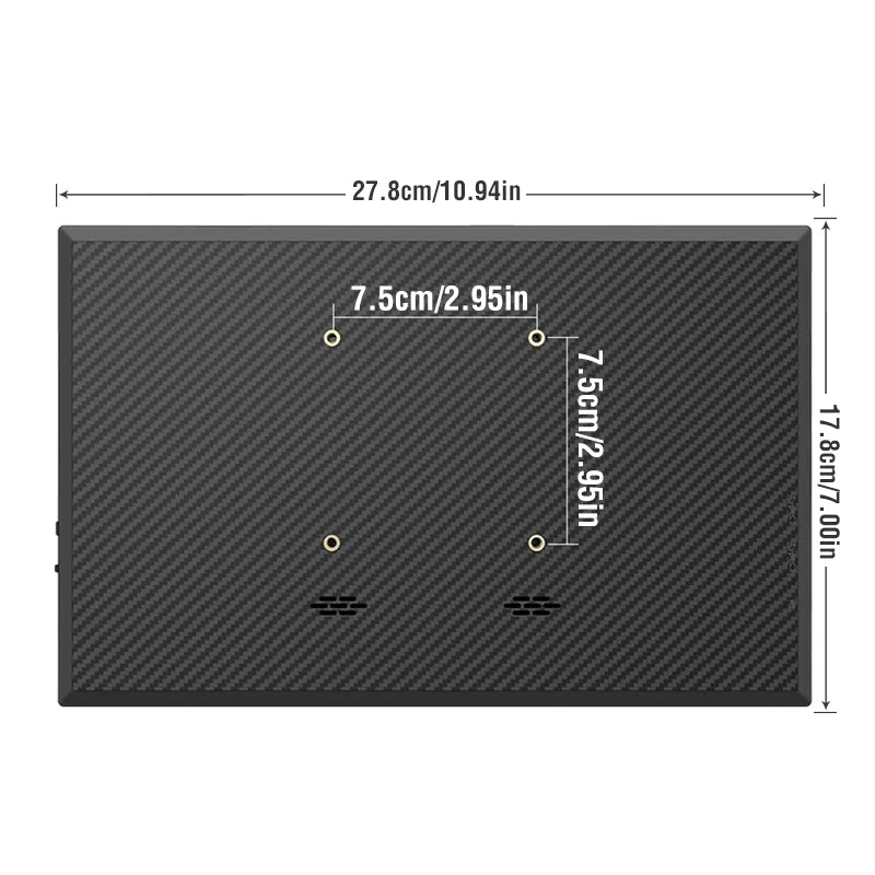 11.6" Portable Laptop Monitor - HDMI & Type-C External Travel Screen - 3