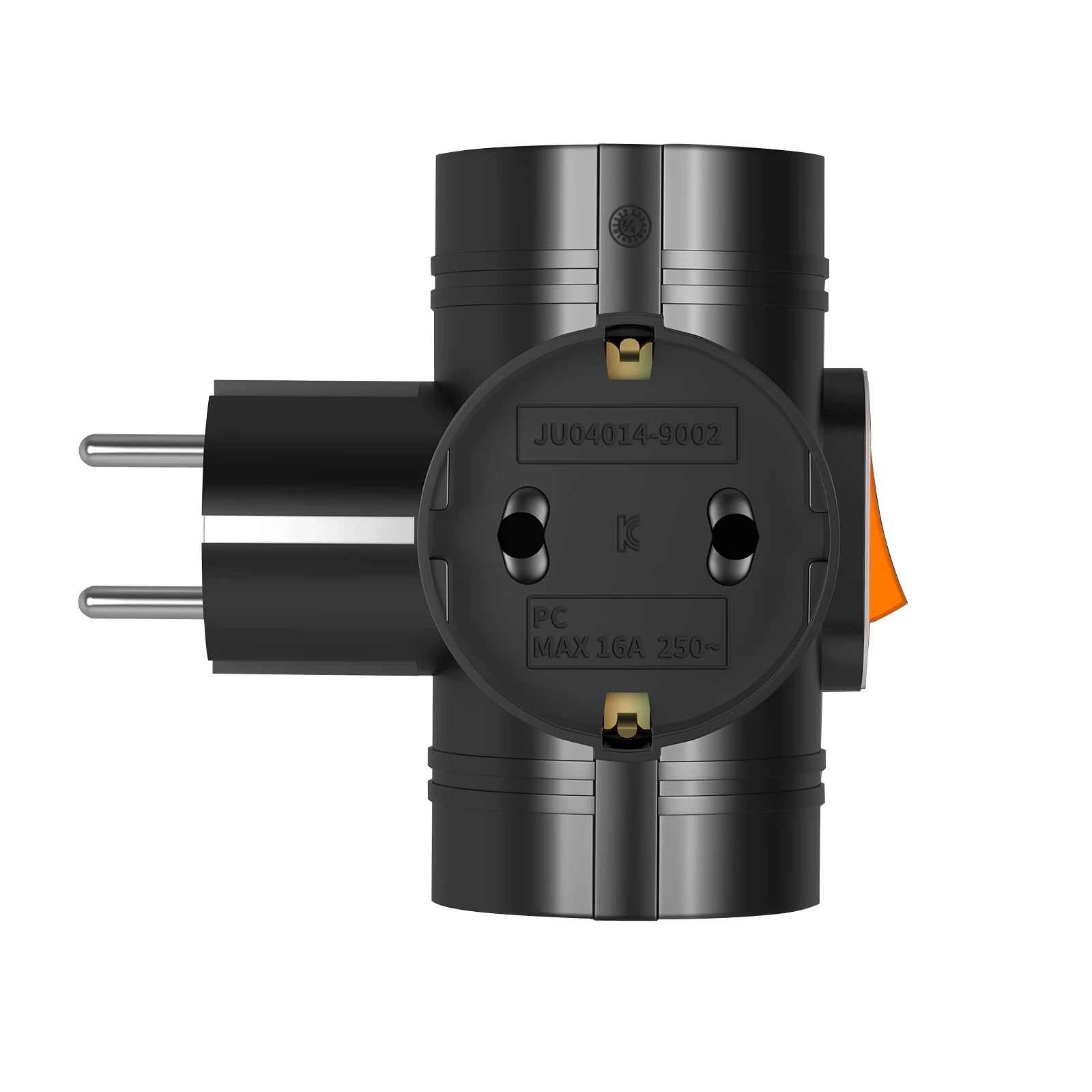 3-Way EU Plug Adapter - 250V 16A Power Socket Extender for Home & Travel - 13