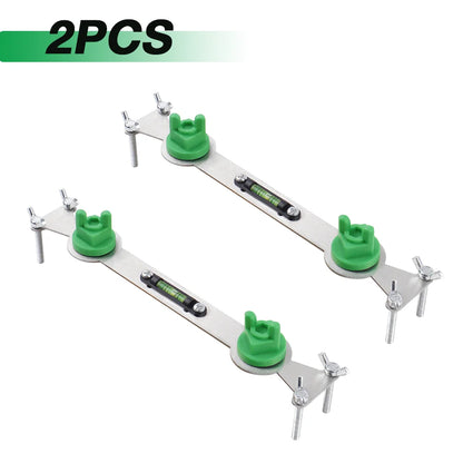 Stainless Steel Water Pipe Leveler with Bubble Level Indicator - Plumbing Tool