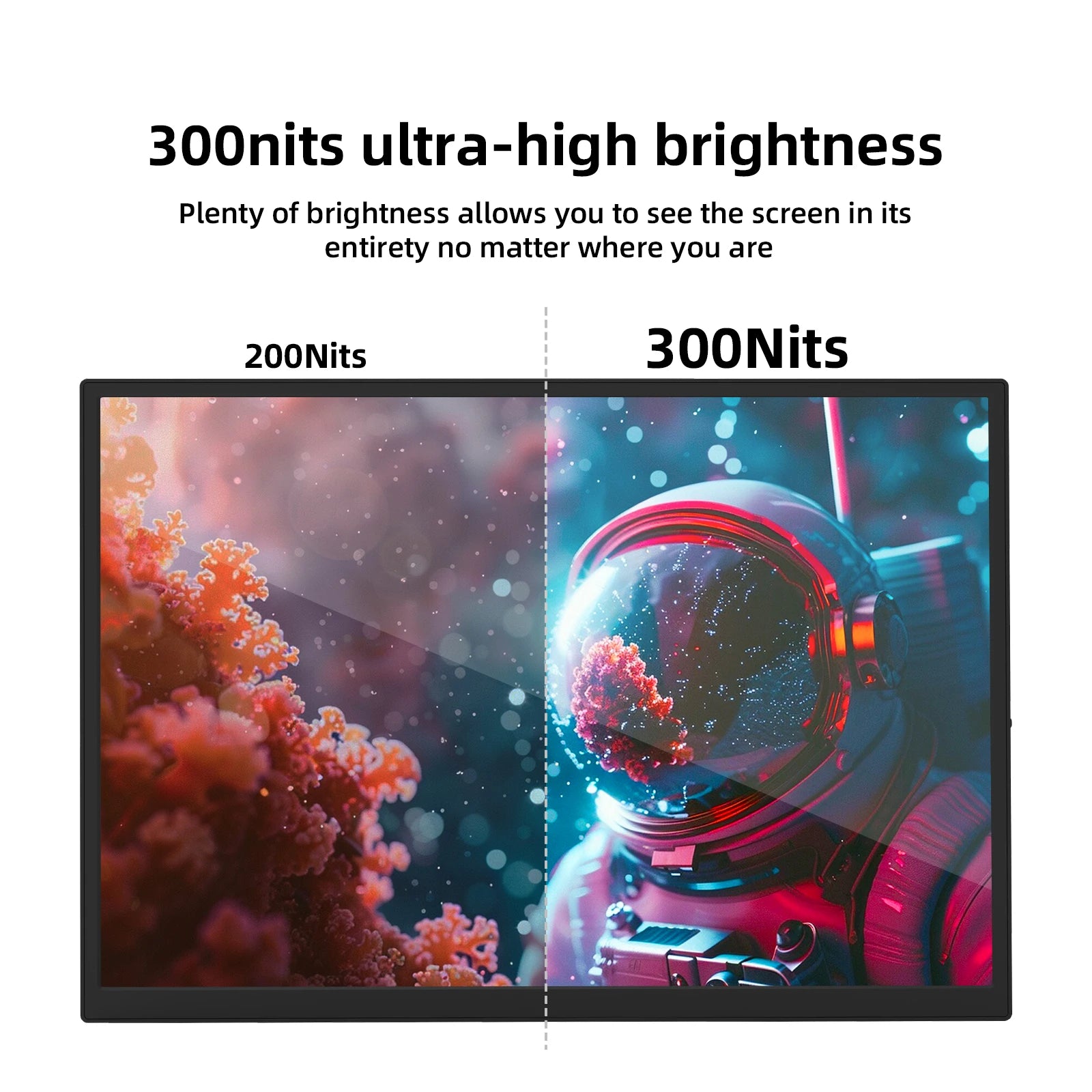 16" Portable Monitor 1920x1200 IPS Travel Display for Laptop & Gaming - 12