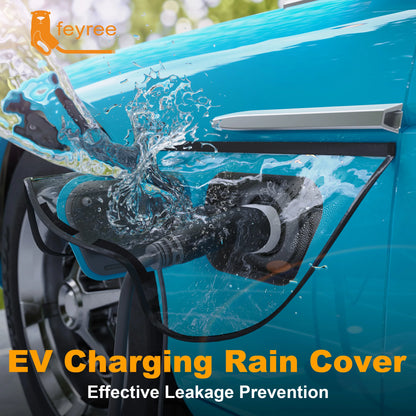 EV Charging Port Rain Cover - Universal Waterproof Magnetic Shield Protector