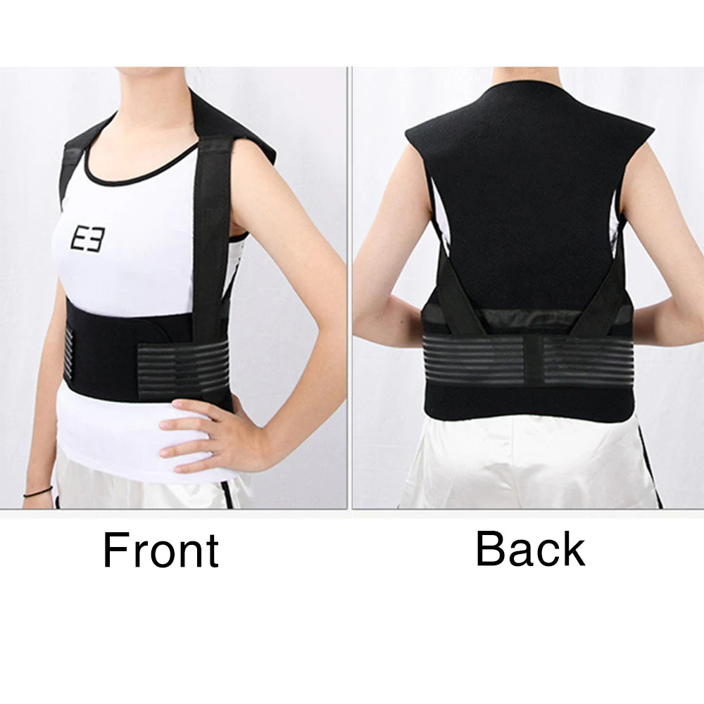 Self-Heating Tourmaline Magnetic Back & Waist Support Brace for Pain Relief