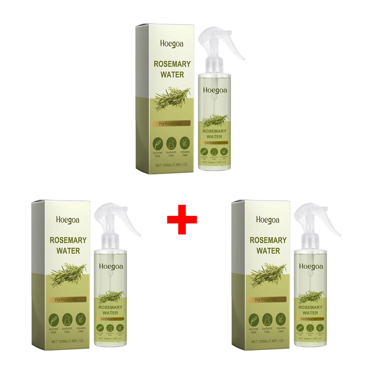 Rosemary Hair Strengthening & Frizz Control Spray for Healthy Hair Growth