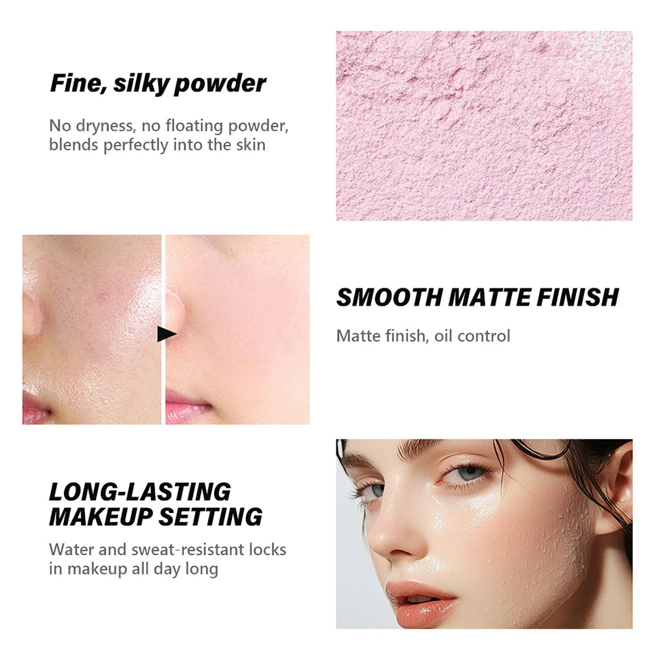 Matte Loose Baking & Setting Powder - Long Lasting Oil Control - 8