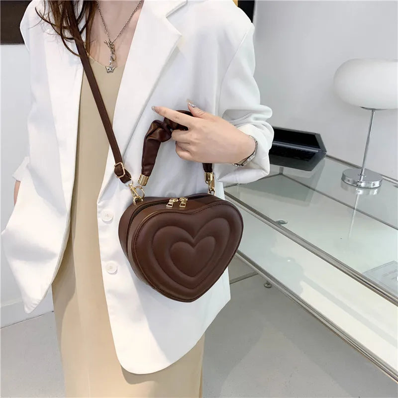 Luxury Quilted Heart Tote