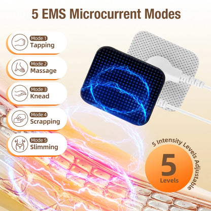 Ultrasonic EMS Body Slimming & Facial Lifting Massager - Infrared Fat Burner