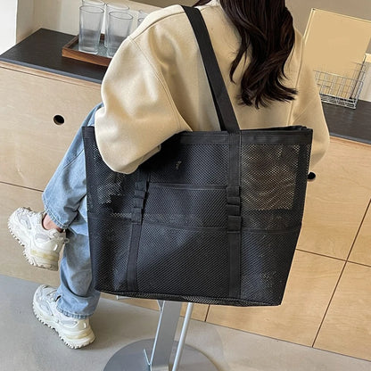 Luxury Hollow Mesh Tote