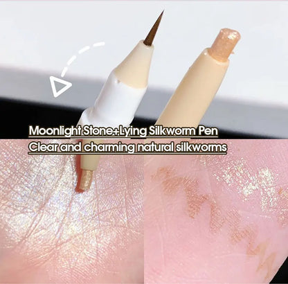 Double-Ended Under-Eye Highlighter & Shadow Pen for Bright, Defined Eyes