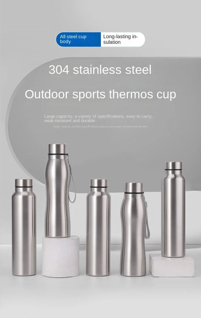 1000ml Insulated Stainless Steel Sports Water Bottle - Leakproof Metal Flask