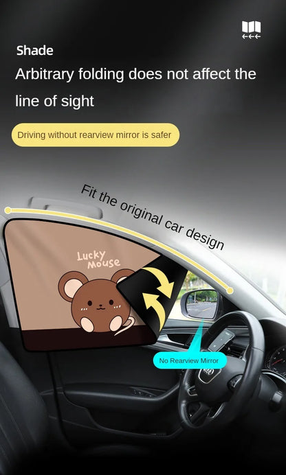 Magnetic Car Window Sunshade for Baby UV Protection