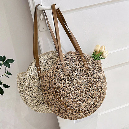 Luxury Woven Summer Straw Tote
