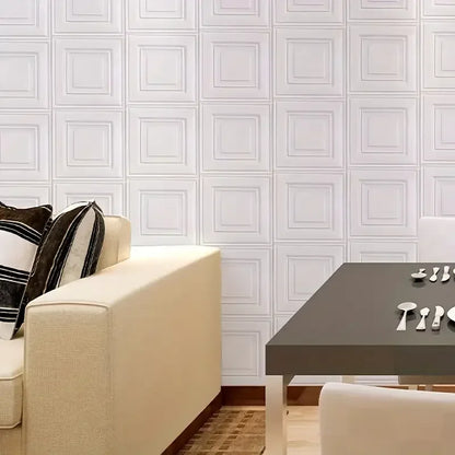 3D Foam Wall Panels Self-Adhesive Waterproof Wallpaper