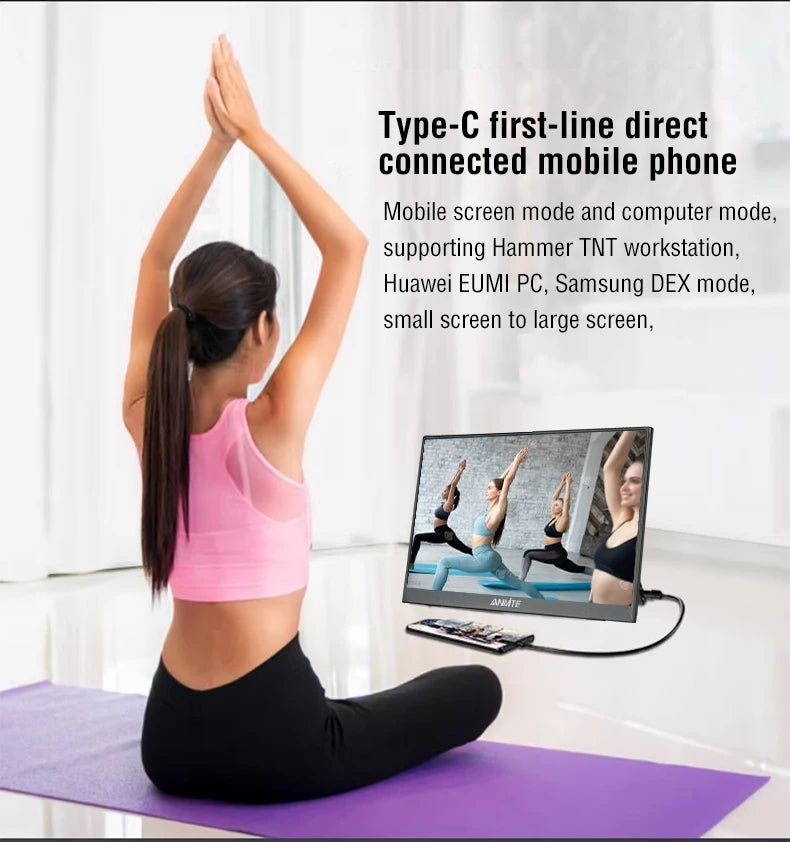 15.6" Portable IPS Monitor 1080P HDR - Touch & Non-Touch Options - 11