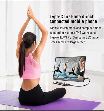 15.6" Portable IPS Monitor 1080P HDR - Touch & Non-Touch Options