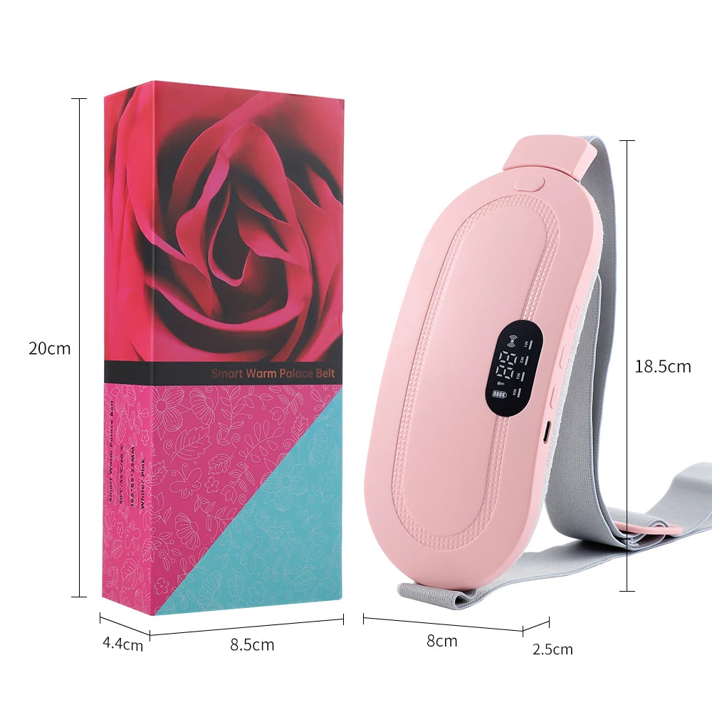Electric Menstrual Cramp Relief Heating Pad Waist Belt