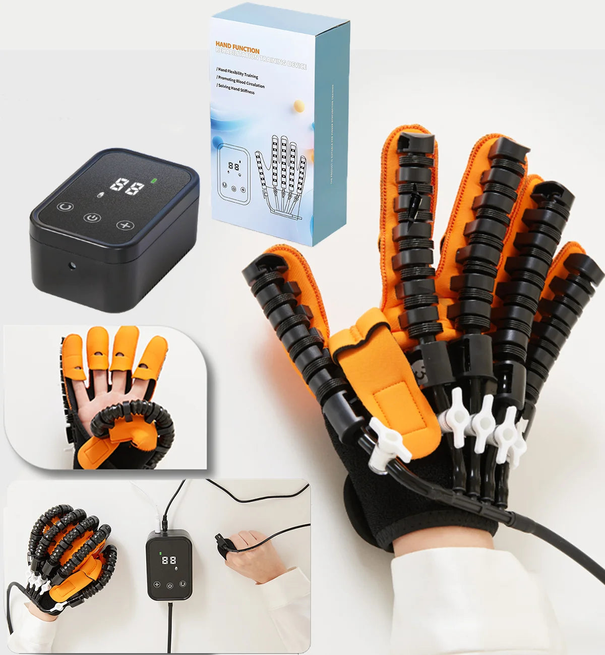 Robotic Stroke Rehabilitation Glove - Hand & Finger Trainer - 1
