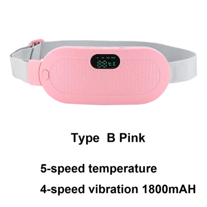 Electric Menstrual Cramp Relief Heating Pad Waist Belt