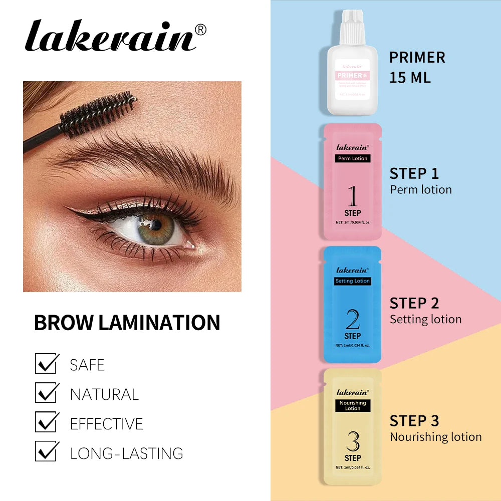 Professional DIY Eyebrow Lamination & Brow Perm Lift Kit - 5