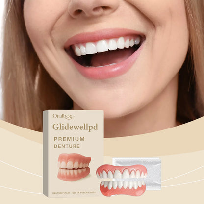 Comfortable Temporary Silicone Denture Set for Instant Smile Restoration